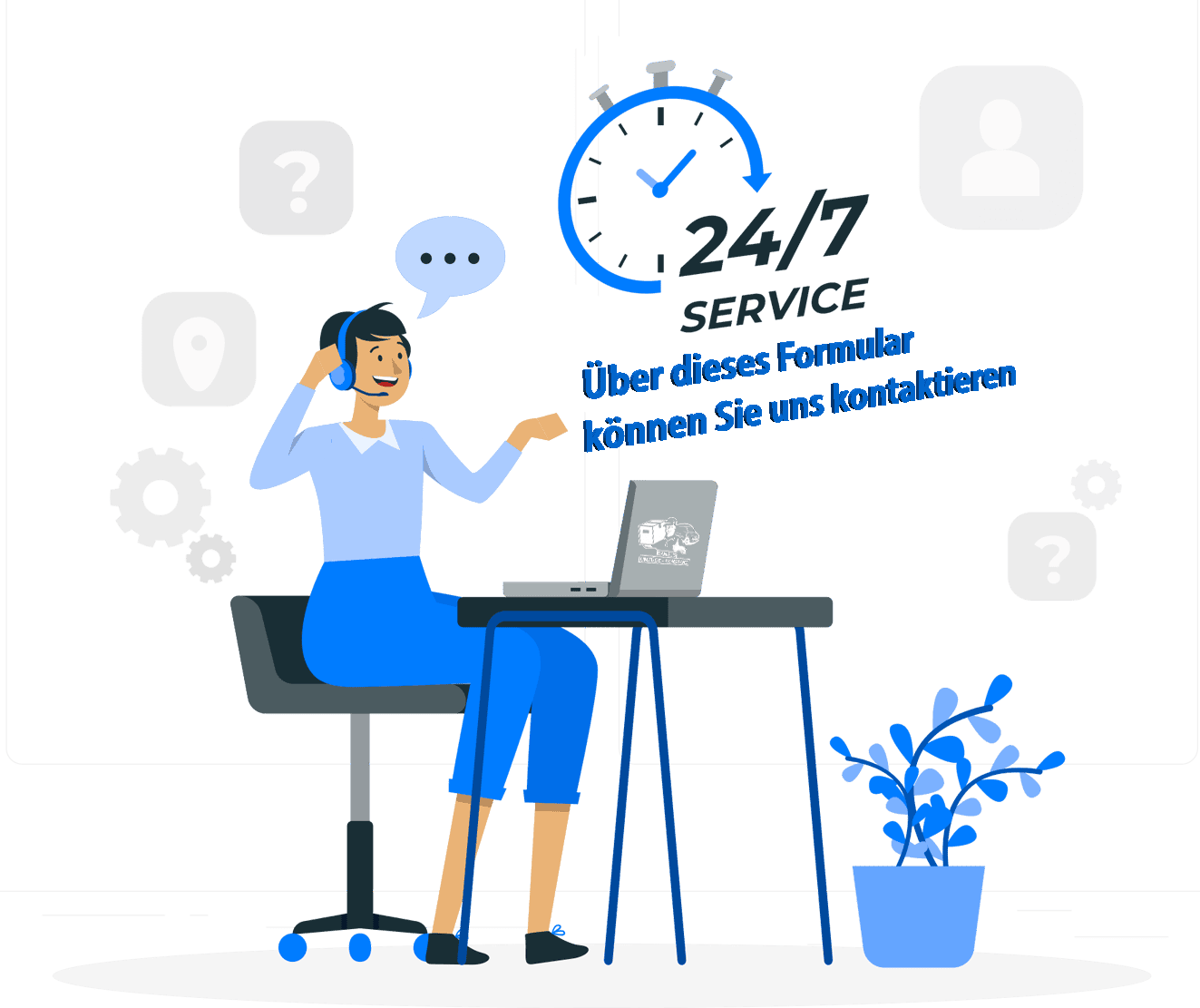 Frau mit Kopfhörern bei Umzugsservice in Konstanz, zuverlässige Unterstützung.